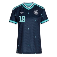 Camiseta Alemania Leroy Sane #19 Segunda Equipación Replica Mundial 2026 para mujer mangas cortas